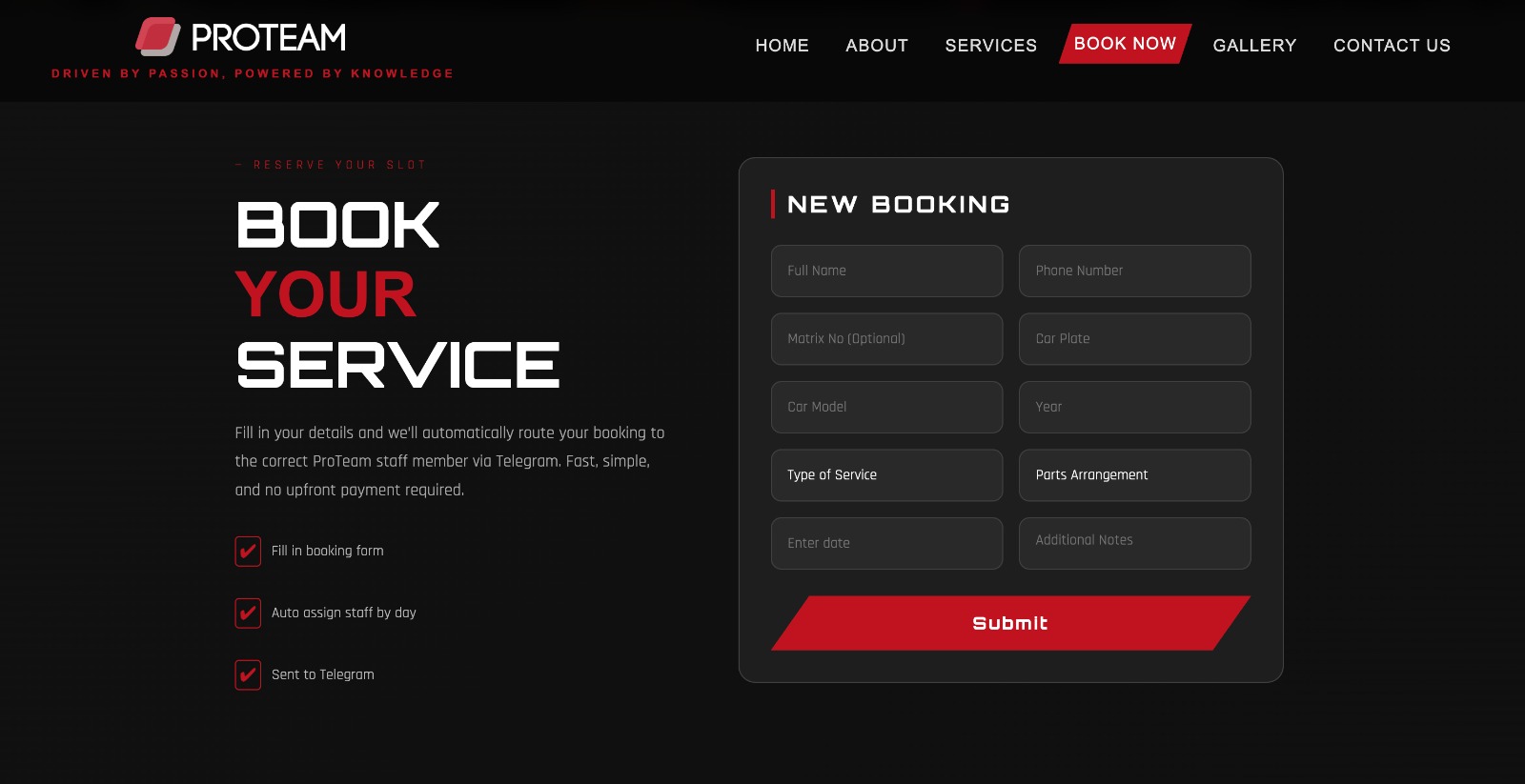 Booking 2